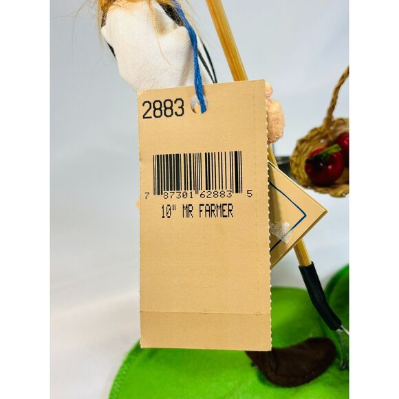 NWT Annalee Mr. and Mrs. Farmer 10" Felt Figures 2883 2884 Thanksgiving Farm - Picture 5 of 8